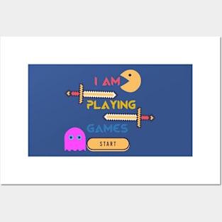 Game Lover - I am Playing Games Posters and Art